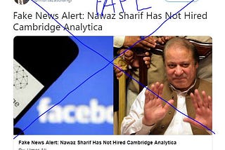 Murtaza Solangi post a fake news on his Twitter account about Nawaz Sharif did not Hired Cambridge…