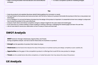 Competitive Analysis… A guiding star for User research