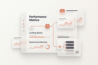 Lightning fast web application architecture showing performance metrics, optimized workflows, and speed-focused development structure.