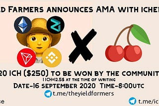 Yield farmers: AMA with iCherry!!!
