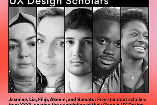 Meet the YSYS Scholars Gearing Up for Graduation: Google UX Design Certificate