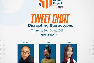 Disrupting Stereotypes — Tweet Chat Recap