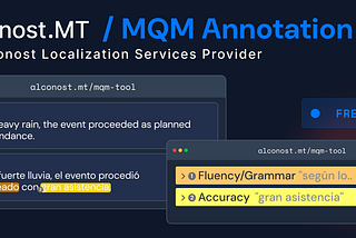 Alconost Launches Free MQM Annotation Tool for MQM-Based Translation Quality Analysis