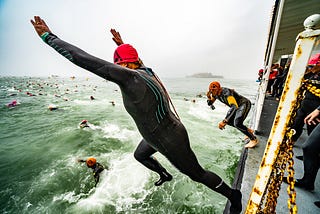 Escape from Alcatraz Triathlon: Finding My Pace in Fog, Rain & Mud