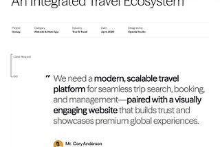 Tour & Travel Agency Booking Website UX UI Design