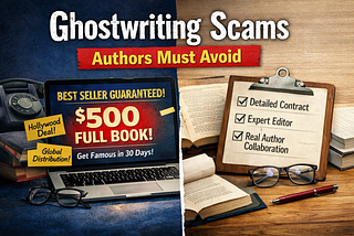Ghostwriting Scams: What First-Time Authors Should Know Before Hiring a Ghostwriter