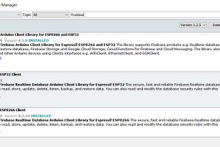 ESP8266 database Firebase dengan Sensor suhu DHT 11