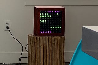 Building a Custom LED Word Clock