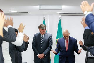 (Reunião de Jair Bolsonaro com presidente da Convenção Nacional de Igrejas e Ministros das Assembleias de Deus no Brasil Cristo Para Todos em outubro de 2019; Foto de Carolina Antunes)