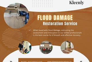 Flood Damage Restoration Service