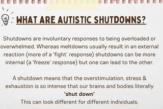 Autistic Shutdown Mode