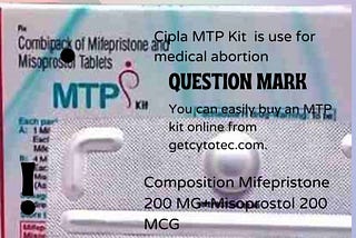 MTP Kit (Combipack of Mifepristone and Misoprostol)