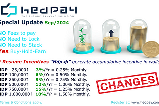 HEdpAY Resume APY Incentives in Sep/2024