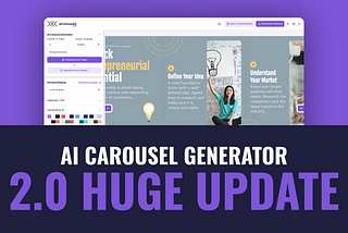 aiCarousels 2.0 is out on Product Hunt! 🚀🎉