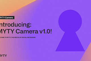 MYTY Camera v1.0 is now LIVE!