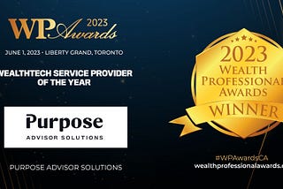 We are WealthTech Service Provider of the Year!