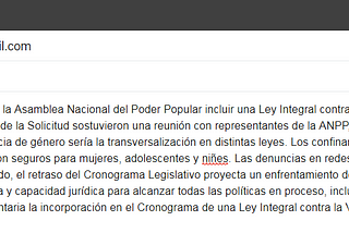 Acción colectiva por una Ley Integral contra la Violencia de Género en Cuba