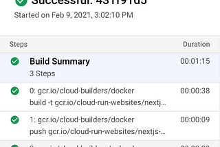 Deploy Next.js to Cloud Run