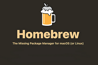 HomeBrew logo fetched from https://brew.sh/