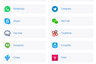 Desktop app for Slack, WhatsApp, Skype, Telegram, Messenger