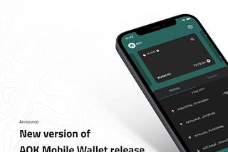 New version of AOK Mobile Wallet