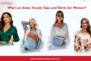 What are some trendy tops and shirts for women?