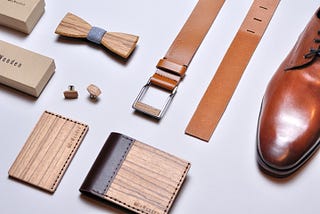 Les différents accessoires en bois