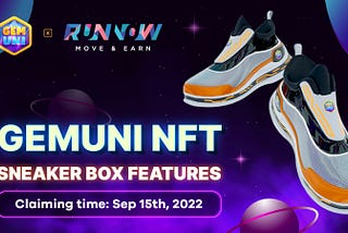 GemUni NFT Sneaker Box Features