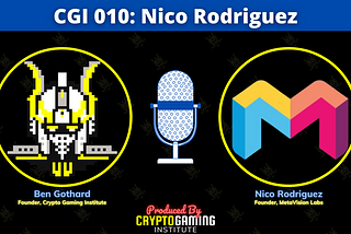 CGI 010: Nico Rodriguez | CEO at MetaVision Labs 🪄 CafeCosmos ☕️📡