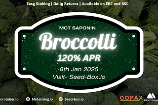 Saponin Broccoli Staking Details
