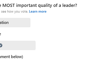 What is the MOST important quality of a leader?