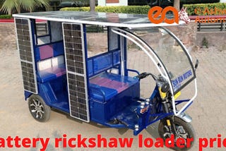 E Rickshaw Loader — Electric Veg|Cart Manufacturer from Ghaziabad