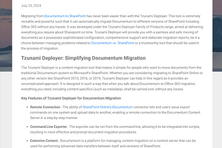 Comprehensive Guide to Documentum Migration with Tzunami Deployer