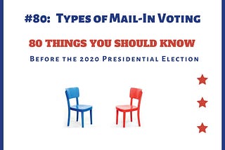 #80: Types of Mail-In Voting