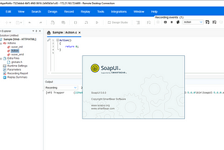 Designing soap api in loadrunner via soapui Application