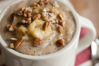 Banana-Pecan Amaranth Porridge