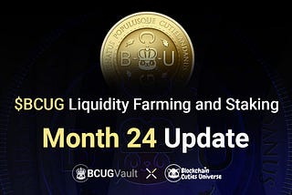 $BCUG Staking and Liquidity Program Update May 2023