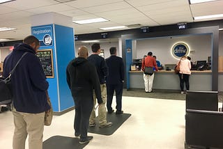 At the DMV Monday, Shorter Lines and Calmer Tempers