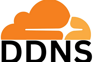 Cloudflare logo with DDNS under it