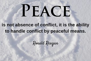 How to make peace…and keep it