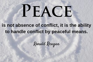 How to make peace…and keep it