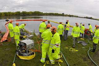Were any hazardous materials recovered after a spill? New York state probably doesn’t know