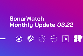 SonarWatch Monthly update 03.22