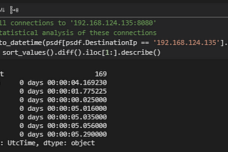 Security Data Science: Analysis of Windows Event Logs using pandas DataFrame