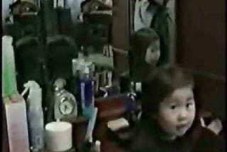 Japanese Girl Casts Ghostly Reflection