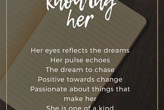 Knowing Her!