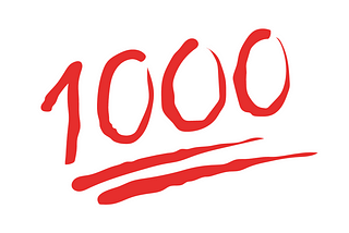 1000 followers by the end of the year!