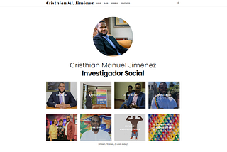 Nuevo blog y web profesional Cristhian Manuel Jiménez