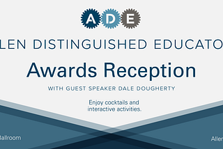 Raise a Glass to Celebrate the 2016 Class of Allen Distinguished Educators