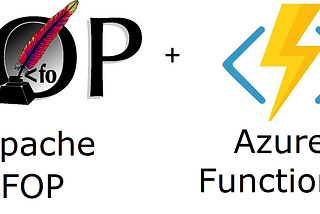 Using the power of Apache FOP in a .NET world using Azure Functions